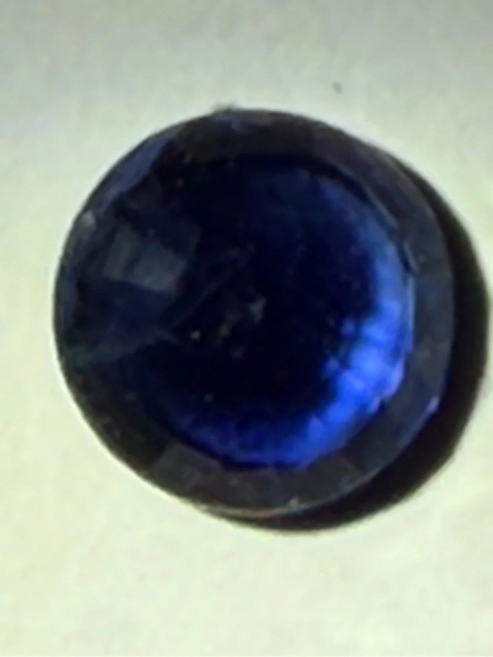 Blue sapphire Round Faceted Gemstone - Women Jewelry